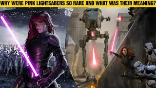 Why Were PINK Lightsabers So Rare And What Was Their Meaning? #shorts