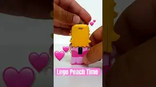 LEGO Peach Time #lego #nintendo #peaches #mario #shorts