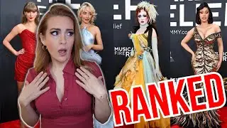 GRAMMY'S RED CARPET DISASTER: RANKED #fashionedition #fashion #fails #reaction #ranked
