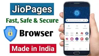 Made in India Mobile Browser | Jio Browser | Jio Pages