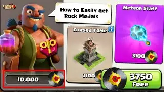 Get More Rock Medals and Cosmic Shards in Clash of Clans🤩 What Should You Buy - Meteor Staff ?