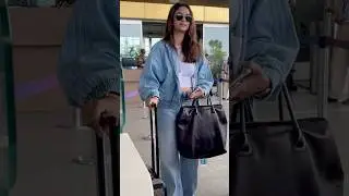 Keerthy suresh snapped at mumbai airport👀🔥