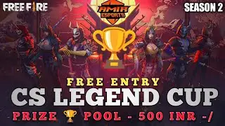 Clash Squad Tournament Registration Open || Cs Legend Cup Season 2|| By Amir eSports