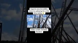 So close 😳 #themepark #thorpepark #thorpeparkresort #rollercoaster #hyperia #hyperiathorpepark