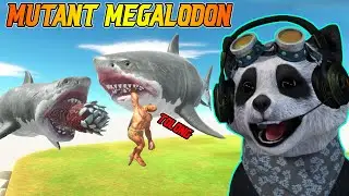 MUTANT MEGALODON TELAH DATANG!!! KUAT BANGET!!! - Animal Revolt Battle Simulator