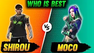 SHIROU VS MOCO || WHO IS BEST CHARACTER || GARENA FREEFIRE || KILLER BRO...