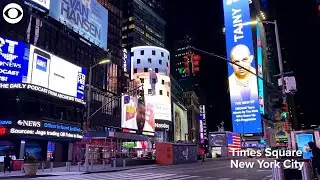 WEB EXTRA: Times Square Nearly Empty During Coronavirus Pandemic