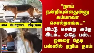 Kerala | Dog Viral Video | விட்டு சென்ற அதே இடத்தில்.. ஓனரை தேடி பஸ்ஸில் ஏறிய நாய்