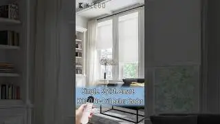 No Drill, All Clean Lines &mdash; Keego Roller Shades