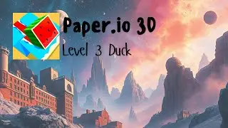 Paper.io 3D - Level 3 - Duck - Gameplay