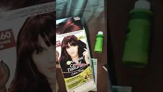 GARNIER INTENSE RED6.60 HAIR COLOUR#highlights #haircolour #dye #redhaircolor #youtube