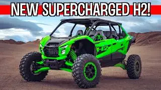 Most Powerful SxS Ever! 2026 Kawasaki Teryx H2 Arrives with 250 Supercharged HP - Details are HERE
