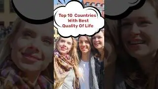 Top 10 Countries with the Best Quality of Life #amazingfact #amazingtop10
