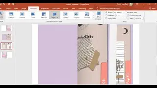 How to make REALISTIC NOTEBOOK slide on POWERPOINT |AESTHETIC DIGITAL NOTEBOOK 2021|