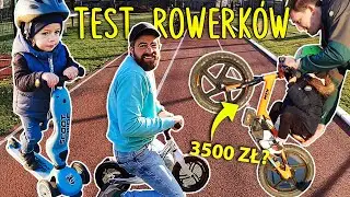 TEST JEŹDZIKÓW DLA DZIECI *elektryczny KTM *scoot and ride* Movino*