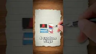 Могу ли я нарисовать 4 СЛУЧАЙНЫХ флага по памяти?