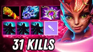 31Kills Dark Willow🔥🔥🔥MKB + Moon Shard Builds Insane Damage Dota 2