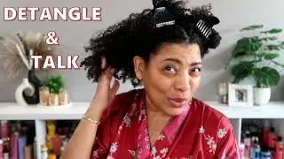 DETANGLE & TALK: Using Products in the Stash to Detangle My Hair #projectuseitup  / NaturalRaeRae