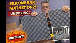 IVMZGUX Bar Mat Set, 18 x 12 inches, Black Rubber, 2 Piece Non-Slip Service Mats Is it worth it?