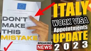 Italy Embassy latest update | Work visa Appointment | Seasonal Visa Interview | New Appointment 🇮🇹🇮🇳