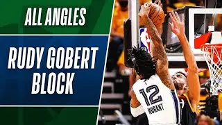 ALL ANGLES: 🚨 RUDY GOBERT MEETS JA FOR THE MONSTER BLOCK! 🚨
