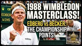Stefan Edberg 1988 Wimbledon Championship Point