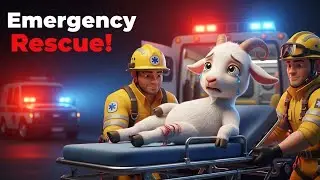 White Goat Rescue 😢 Broken Leg Story | Emotional Animal Saving | Goat Recovery Journey