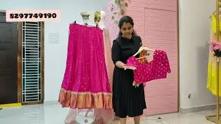 Designer lehengas customised for clients 