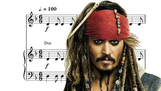He's A Pirate - Pirates of the Caribbean | VIOLIN & PIANO Sheet Music