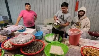 The Seafood Jackpot! Hidden Auction Secrets Revealed—Experience the Craziest Market Rush! 中彰海王子 seaf