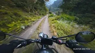 Royal Enfield Hunter 350 | Off-Road POV Ride