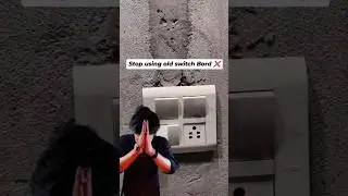 Stop❌ Using Old Design Switch Board 🖐️ Instead ✅ Try This😍 #design2025 #switchboard #shorts