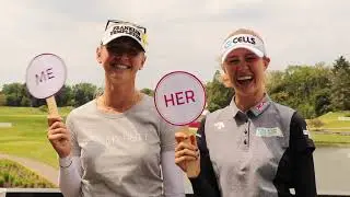 Sisters Jessica and Nelly Korda Play Me or Her Ahead of the 2019 Dow GLBI