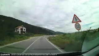 DRIVE #1173: Split (Croatia)-Tomislavgrad (Bosnia and Herzegovina) (timelapse 4x) *Read Description*