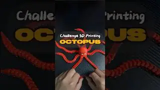 Challenge 150 cool 3D Printed items -51 OCTOPUS 🤬🤬 #diy #model #creativity #3dprinting #youtube