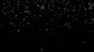 Snow Partical In Black Background - Vfx Use