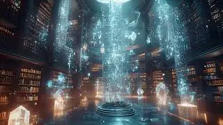 Quantum Library Focus | ADHD & Deep Study Ambience