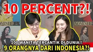 Reaksi Orang Korea '100 WANITA TERCANTIK DI DUNIA! 9NYA DARI INDONESIA?!!' | Reaction Indonesia