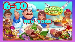 Cooking Craze -NEW YORK levels 6-10 iOS Android Gameplay (Безумный кулинар Нью Йорк уровень 6-10