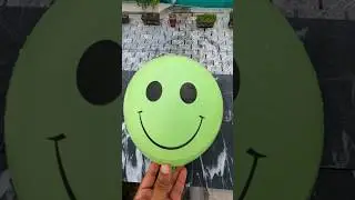 Smiley vs Plain Balloon 💚 | Only ONE Survived the Drop Test! 😱