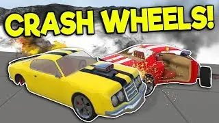 CRAZY RACING & AVOIDING HUGE CRASHES! - Crash Wheels Gameplay Update - Physics Based Destruction