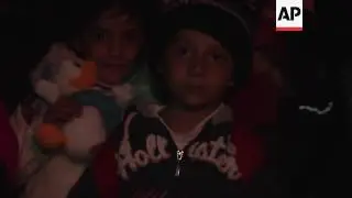 Migrants crossing from Serbia to Croatia