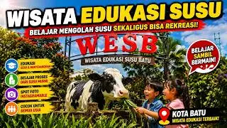 WESB WISATA EDUKASI SUSU BATU - BISA LIHAT PROSES MEMERAH SUSU