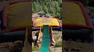 Henry Gellerman (age 15) training air bag in Tahoe