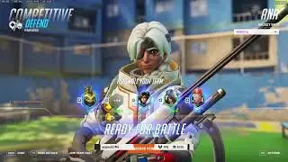 75% Accuracy! Gale Ana Overwatch 2 Season 9 Gameplay Top 500
