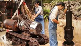 A gifted girl helped her carpenter uncle repair his projector!