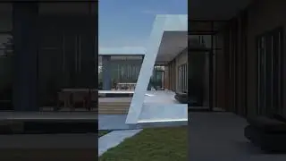 3d анимация моего проекта загородного дома в Подмосковье #transparenthouseinmoskow
