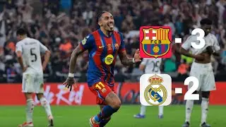 Barcelona vs Real Madrid 3 - 2 | All Goals & Extended Highlights - Super copa Final 2026