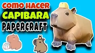 How to make CAPYBARA PAPERCRAFT
