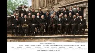 1927 Fifth Solvay International Conference on Electrons and Photons (the most famous conference) . .